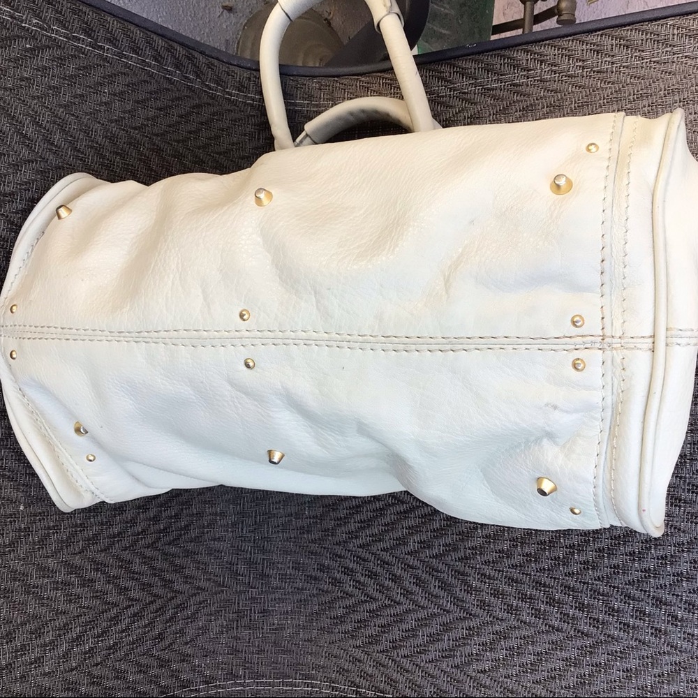🚫SOLD🚫 Chloe Cream Leather Paddington Lock Satchel Bag - Picture 5 of 15